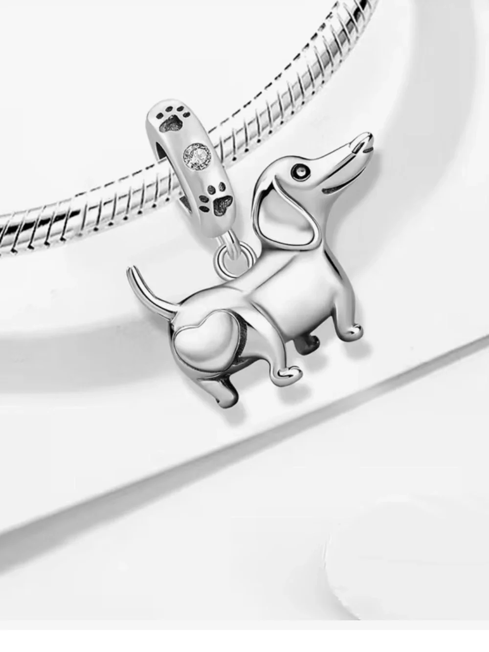 Dachshund Dog Bracelet Charm